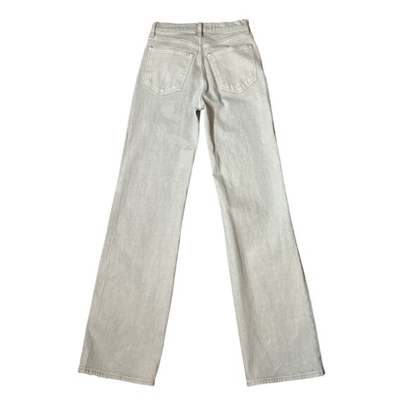 Abercrombie & Fitch Women's High Rise Jeans - Light Gray - Picture 6 of 8